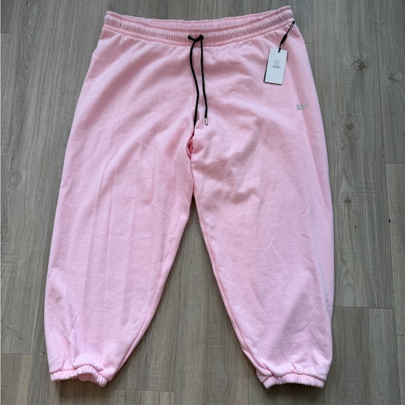 Dkny Pants - DKNY Pink Joggers with Drawstring